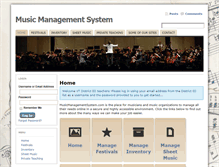 Tablet Screenshot of musicmanagementsystem.com
